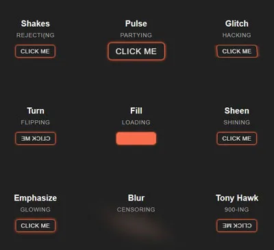 botones animados css